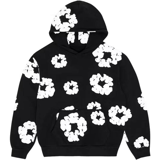 Denim Tears The Cotton Wreath Hooded Sweatshirt 'Black'